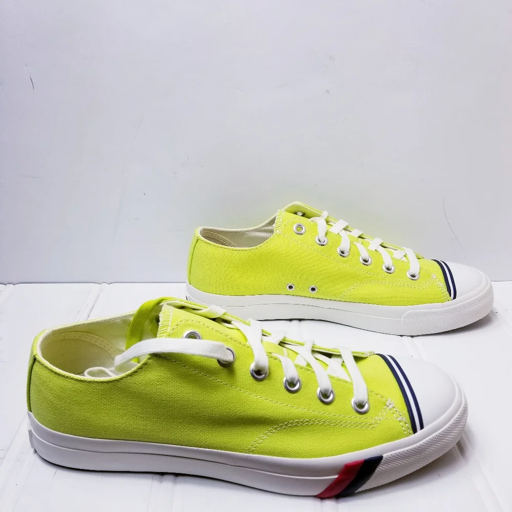 Keds Sneakers Men’s 10 Wild Lime Neon Canvas NIB Retro Streetwear